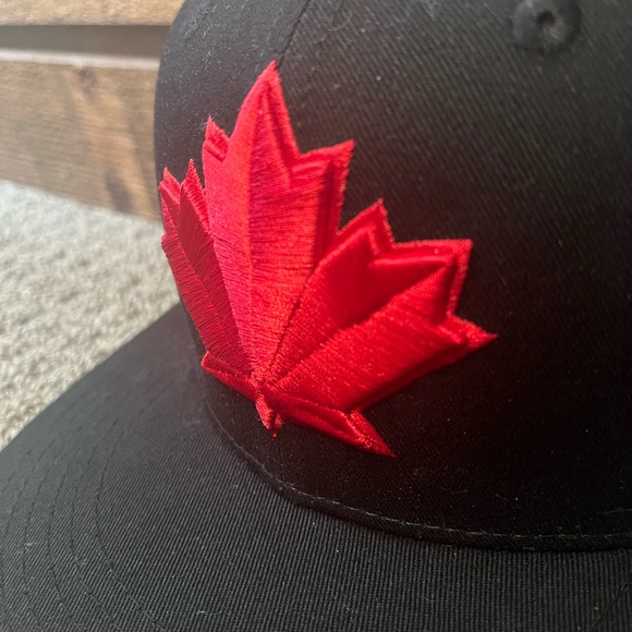 JORDAN ROMANO TORONTO BLUE JAYS BLACK /RED HAT CAP SGA JULY 22 ADJUSTABLE RARE! - Picture 3 of 9